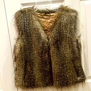 Express fur vest | size: XS